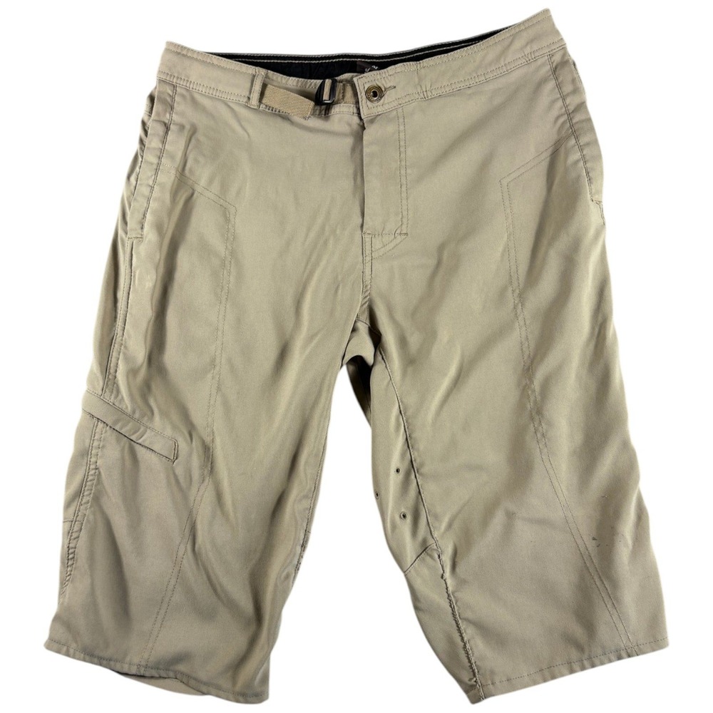 Prana Hiking Shorts Mens Size M Tan Durable Relaxed Lightweight Outdoors Golf